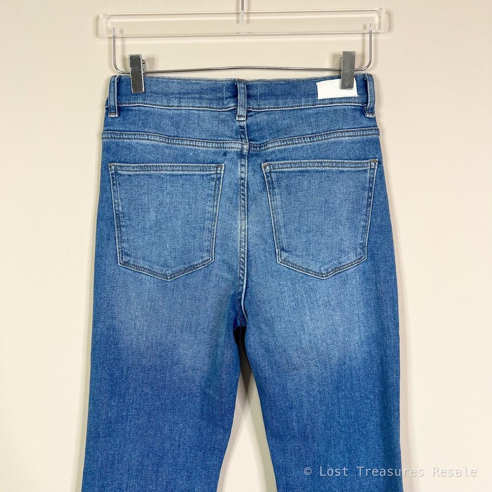 DL1961 | Bridget Boot 33" Medium Wash High Waist Designer Blue Jeans 27 - Picture 6 of 9